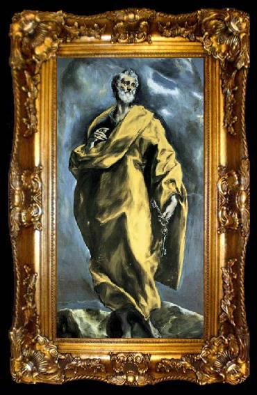 framed  GRECO, El Saint Peter, ta009-2